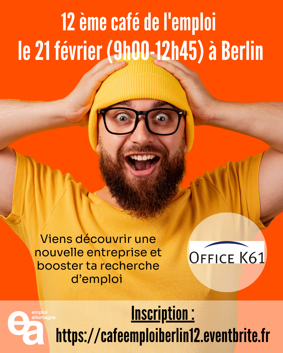 12ème café de l'emploi à Berlin chez Office K61